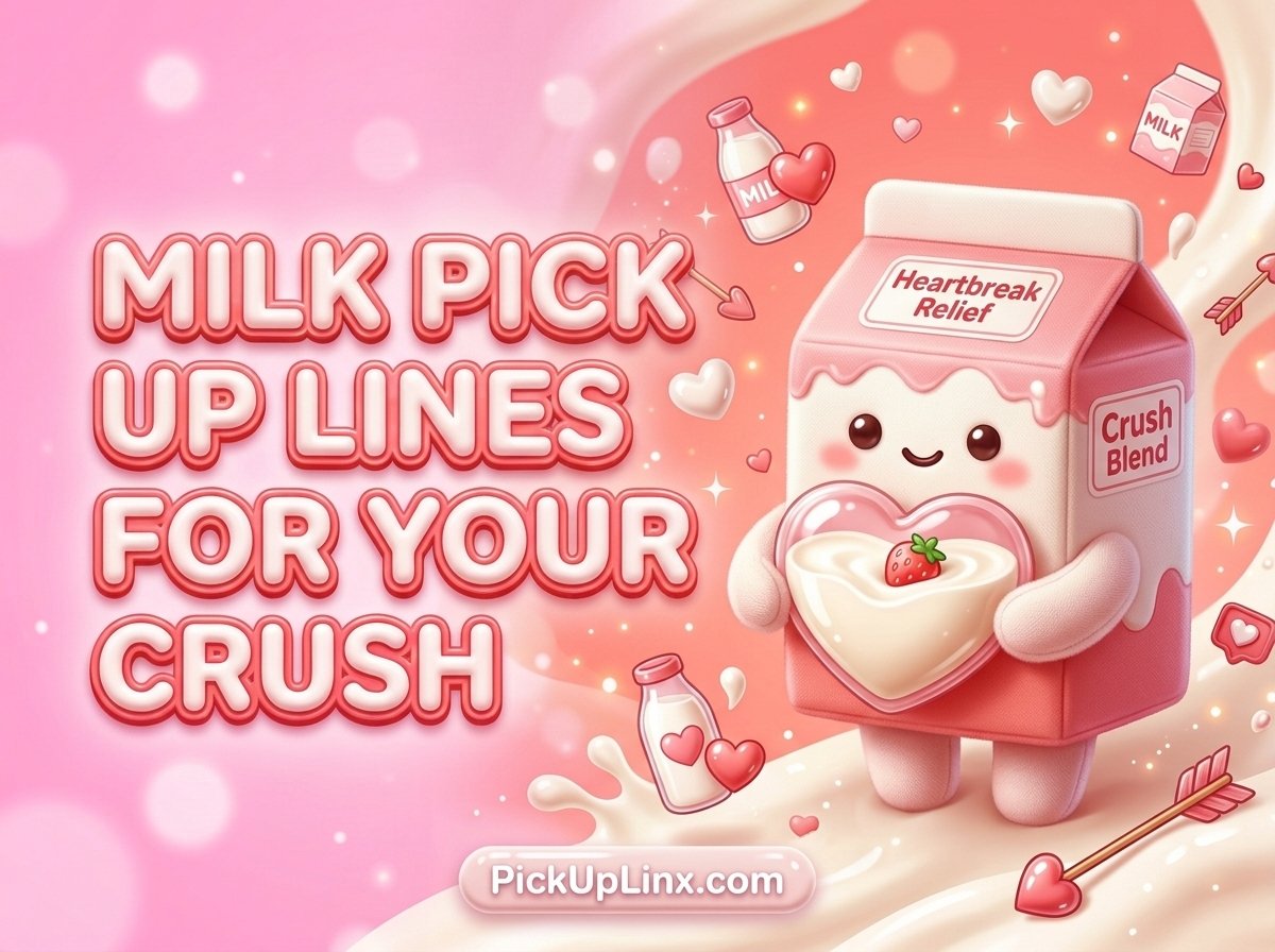 Milk Pick Up Lines for Your Crush