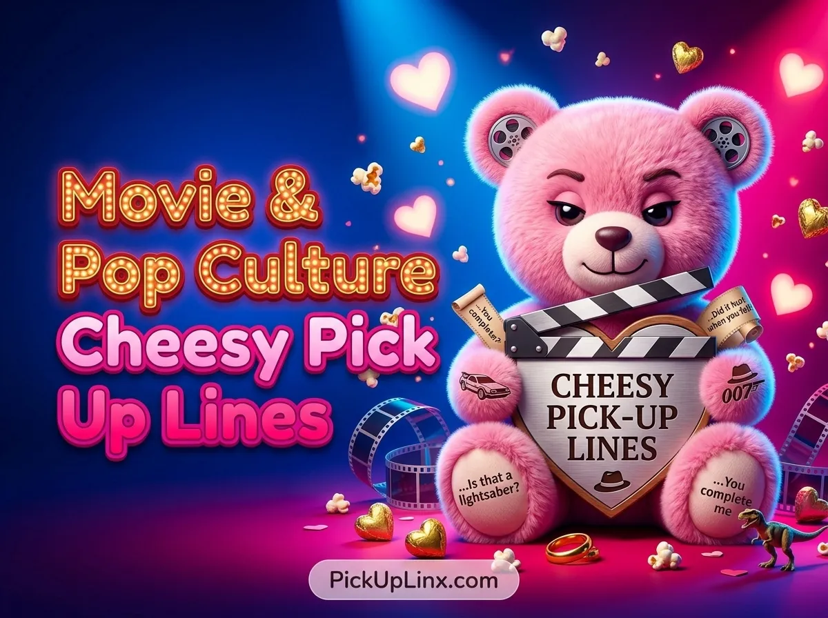 Movie & Pop Culture Cheesy Pick Up Lines
