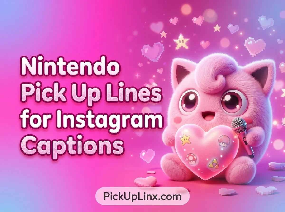 Nintendo Pick Up Lines for Instagram Captions