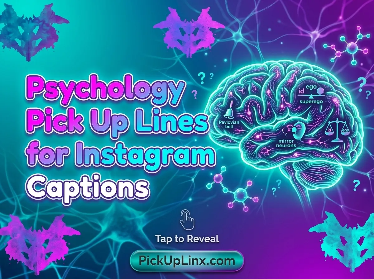 Psychology Pick Up Lines for Instagram Captions