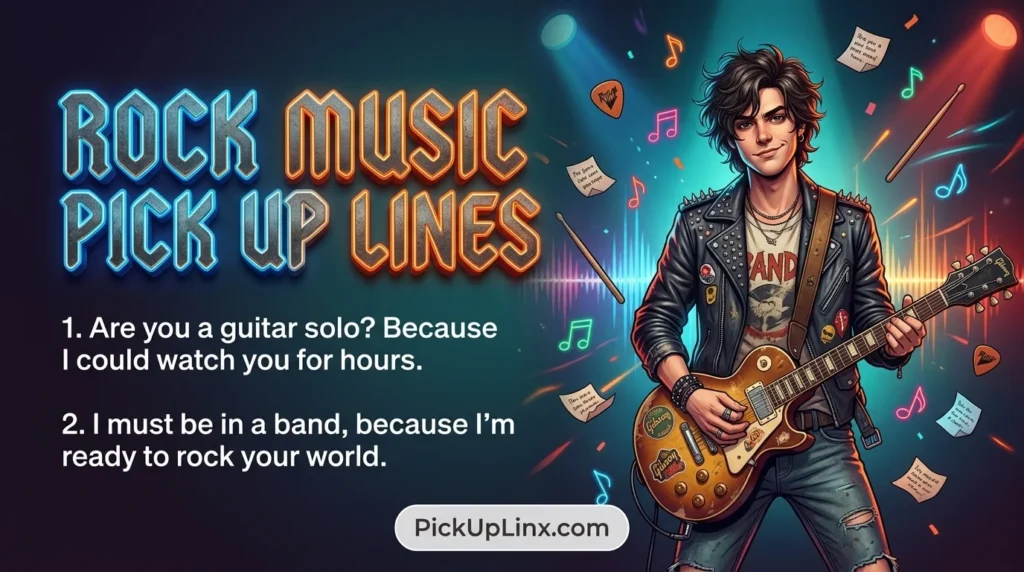 Rock Music Pick Up Lines