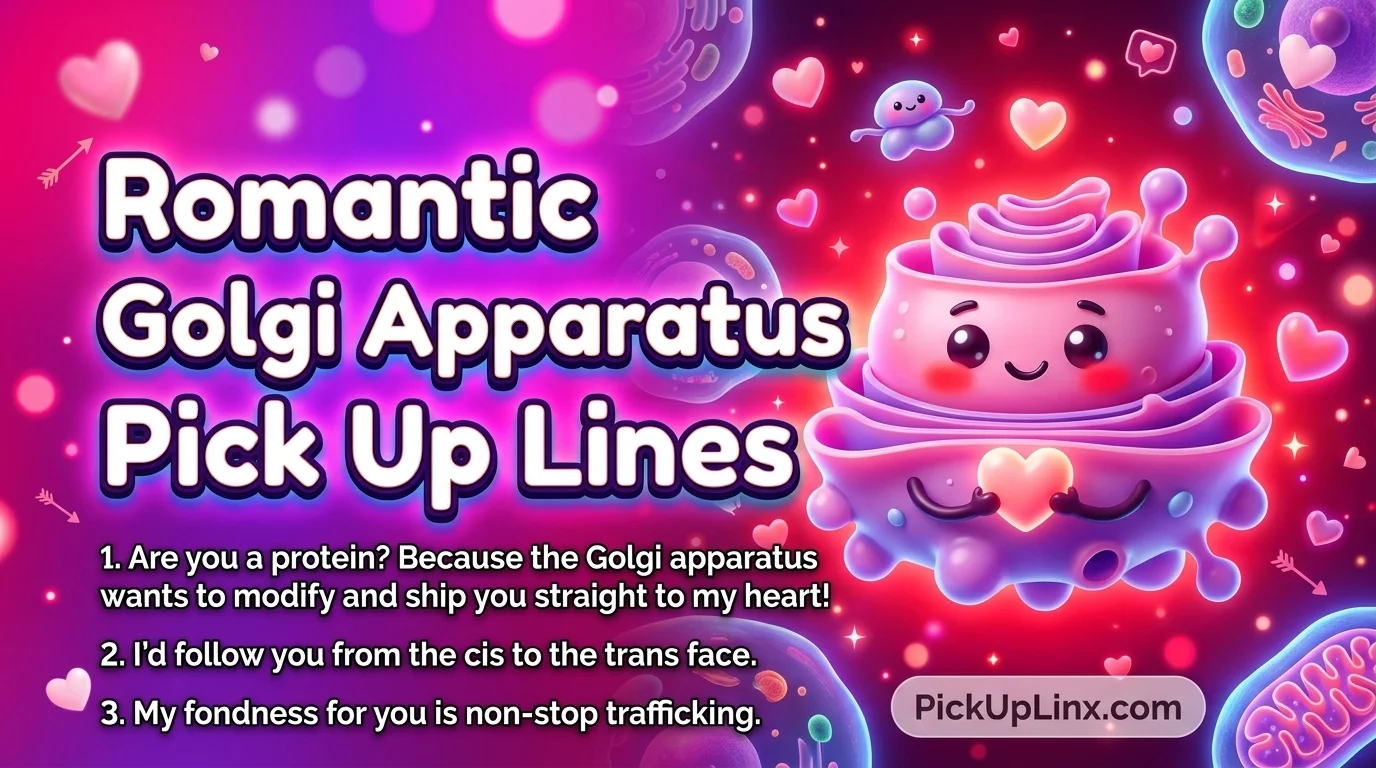 Romantic Golgi Apparatus Pick Up Lines