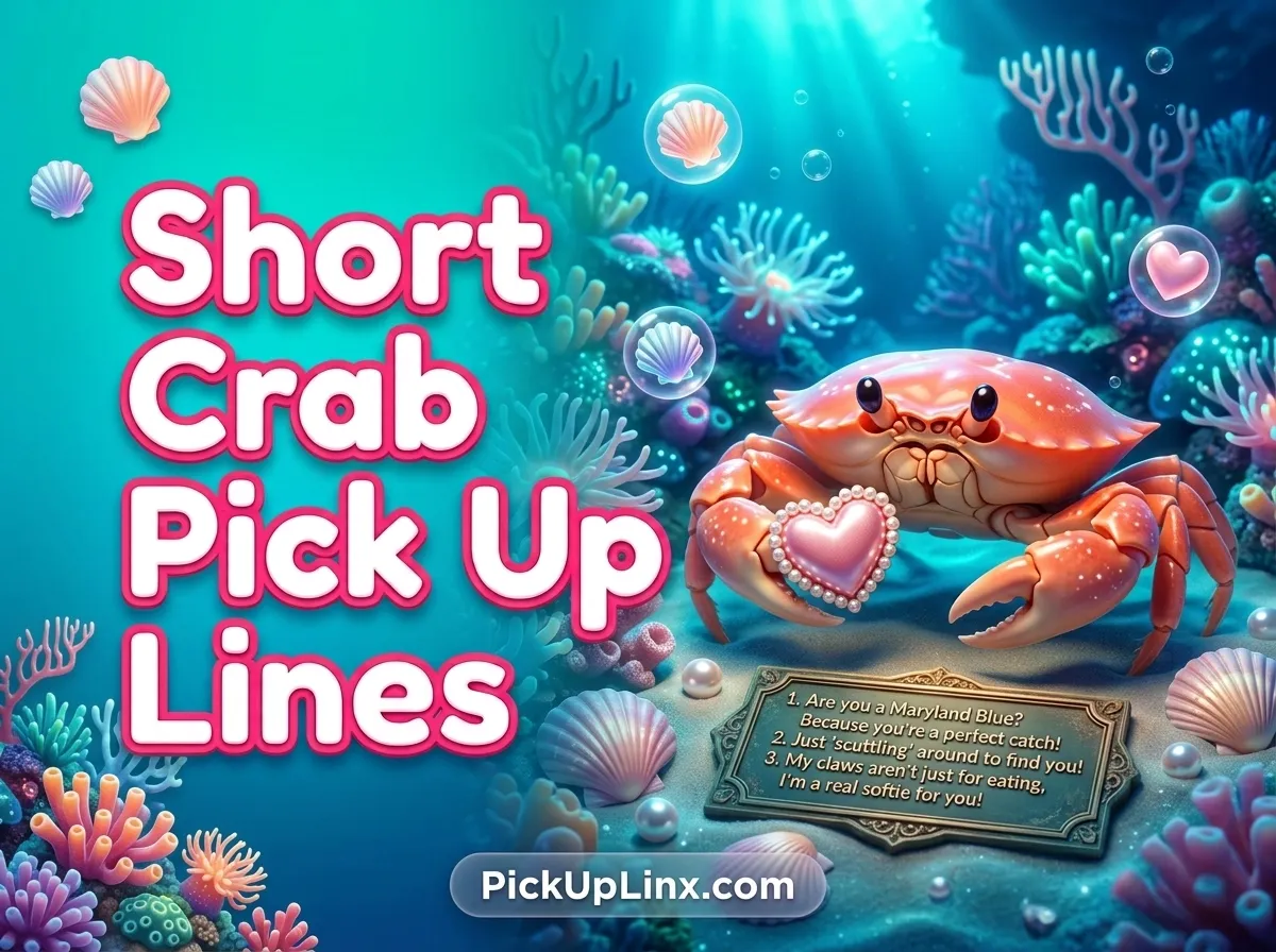 Short Crab Pick Up Lines