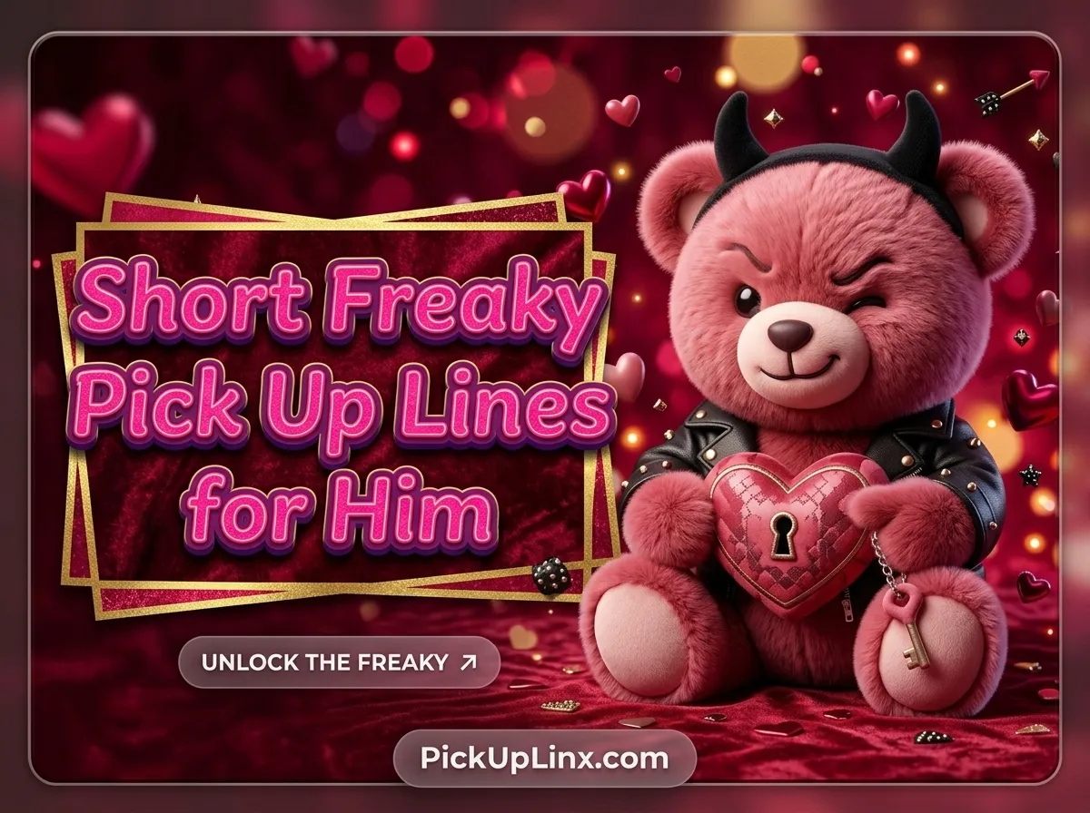 Short Freaky Pick Up Lines for Him