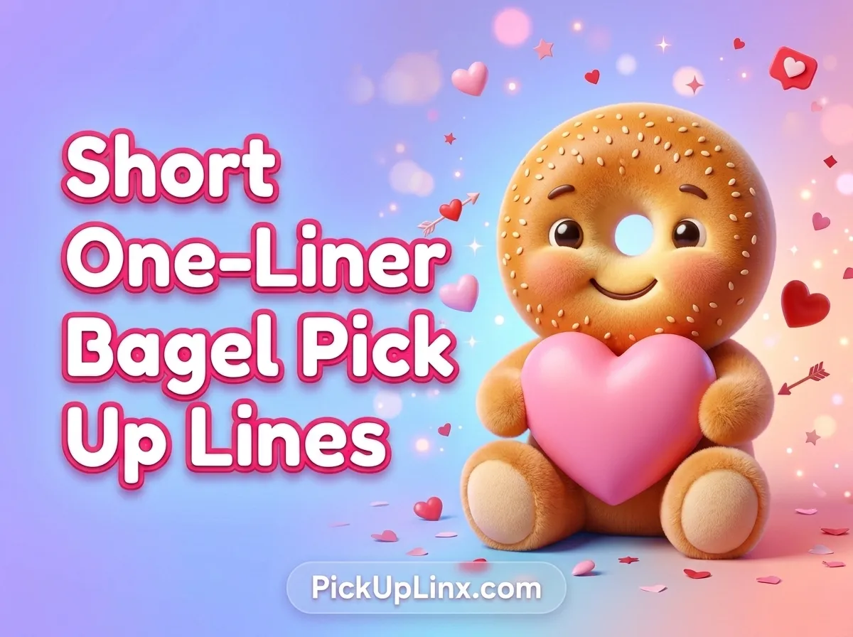 Short One-Liner Bagel Pick Up Lines