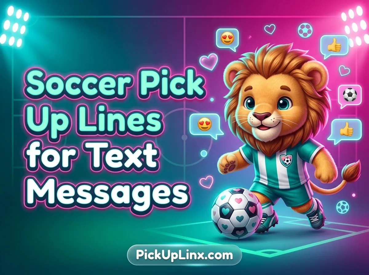 Soccer Pick Up Lines for Text Messages