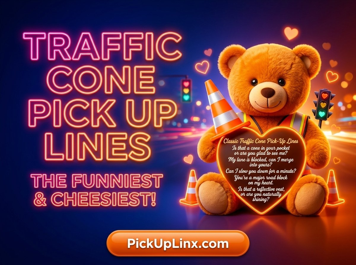Traffic Cone Pick Up Lines