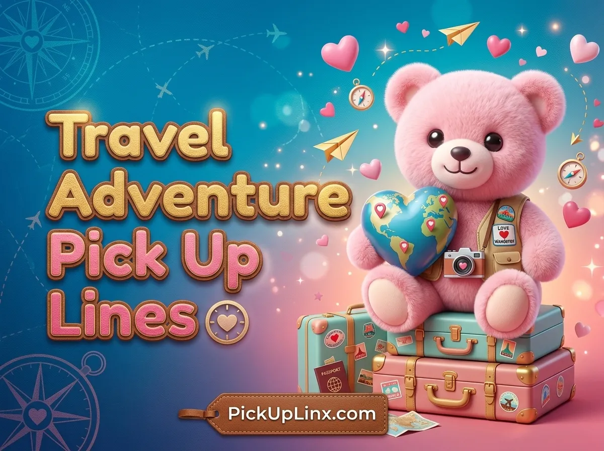 Travel Adventure Pick Up Lines