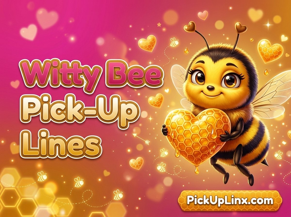 Witty Bee Pick-Up Lines