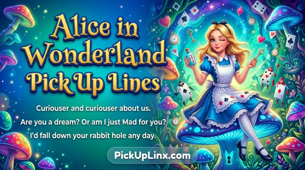Alice in Wonderland Pick Up Lines