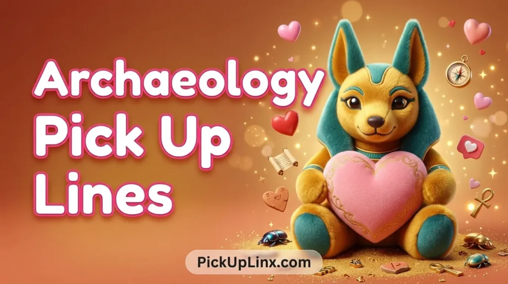 Archaeology Pick Up Lines