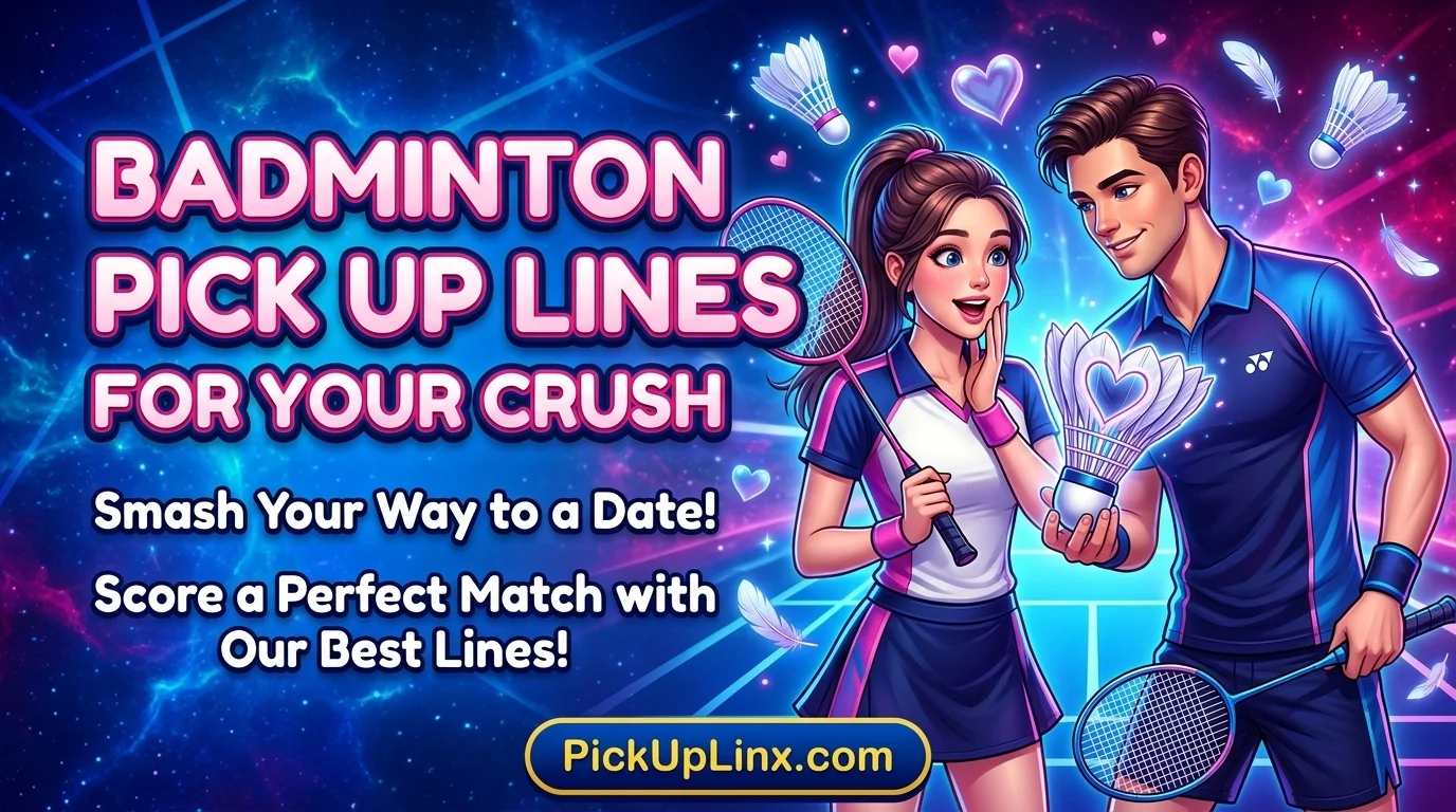 Badminton Pick Up Lines for Your Crush