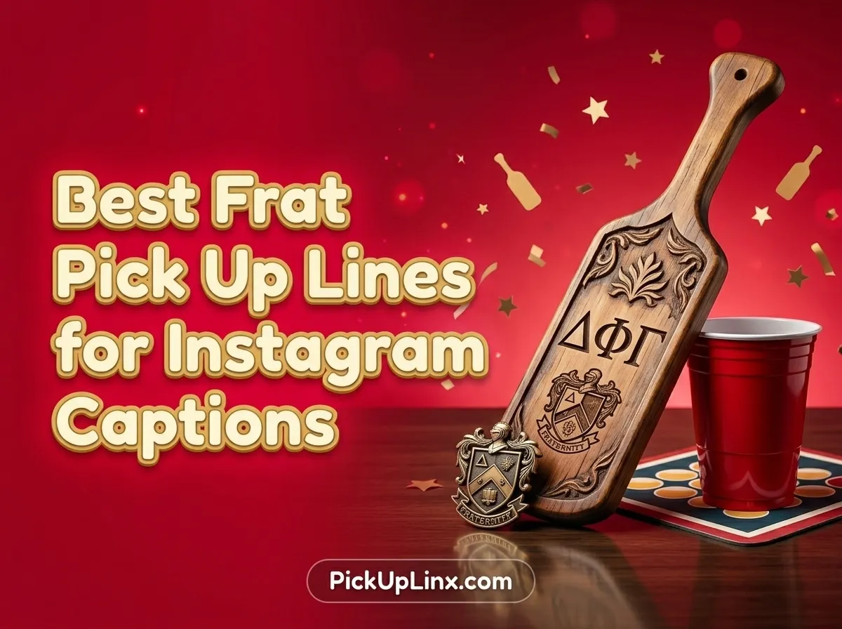 Best Frat Pick Up Lines for Instagram Captions