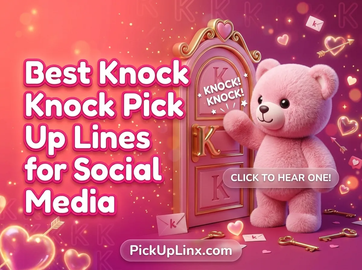 Best Knock Knock Pick Up Lines for Social Media