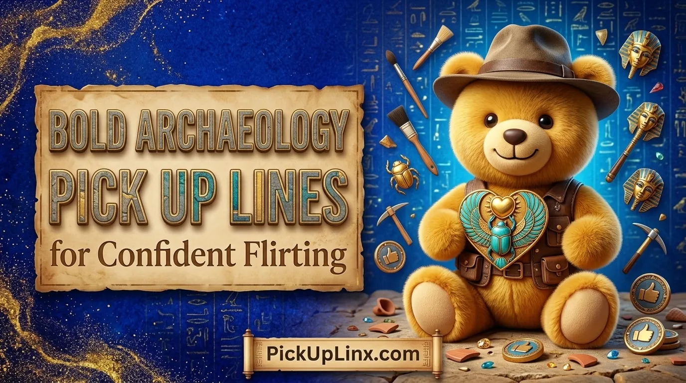 Bold Archaeology Pick Up Lines for Confident Flirting