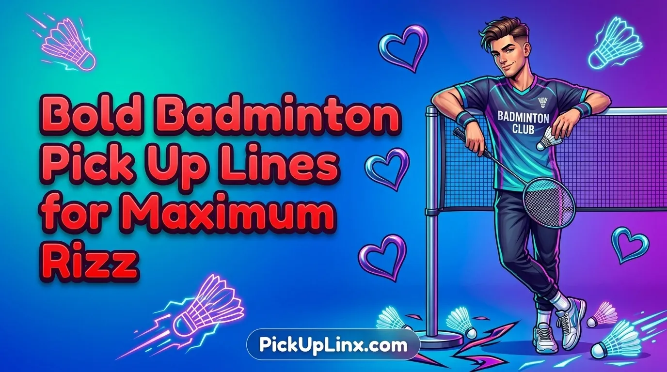 Bold Badminton Pick Up Lines for Maximum Rizz