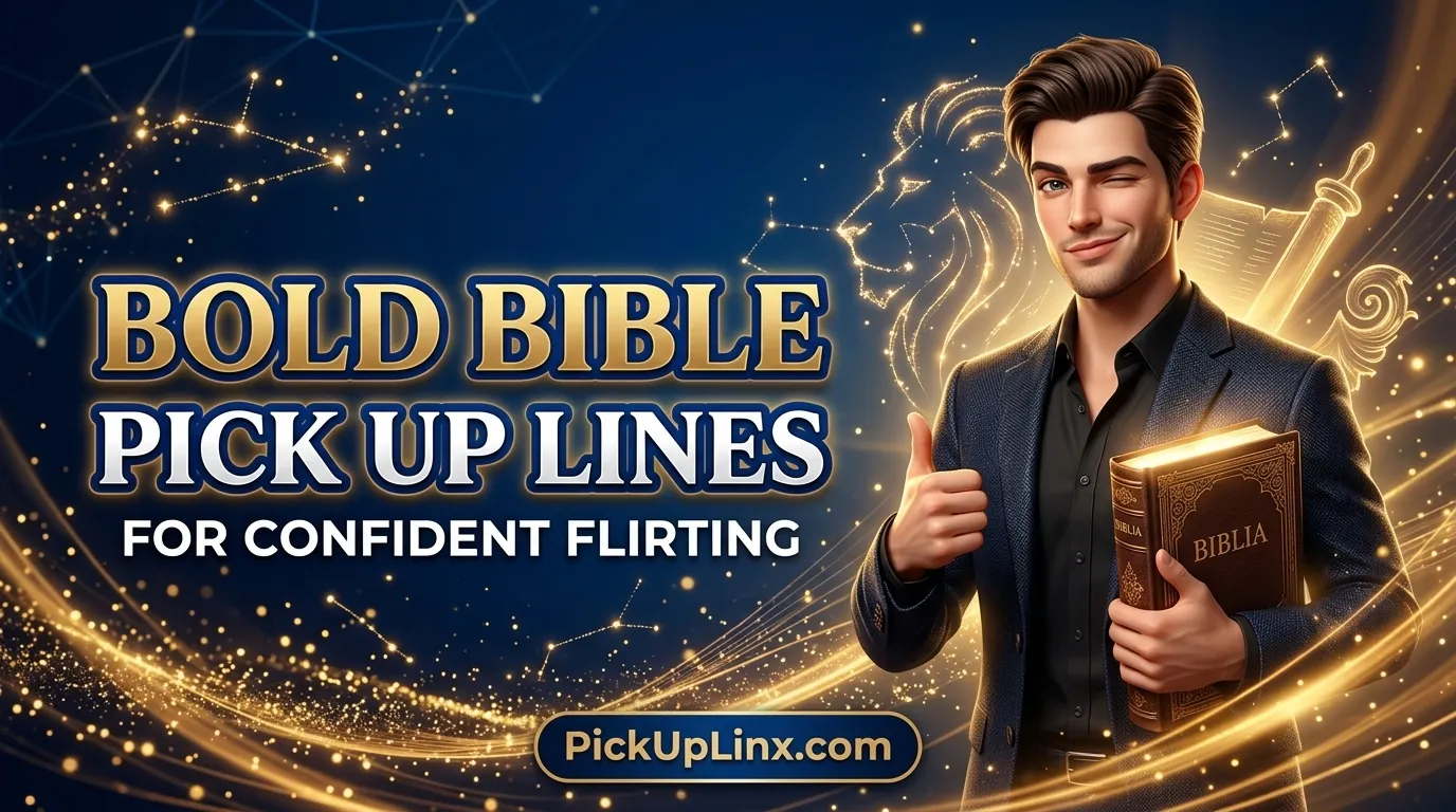 Bold Bible Pick Up Lines for Confident Flirting