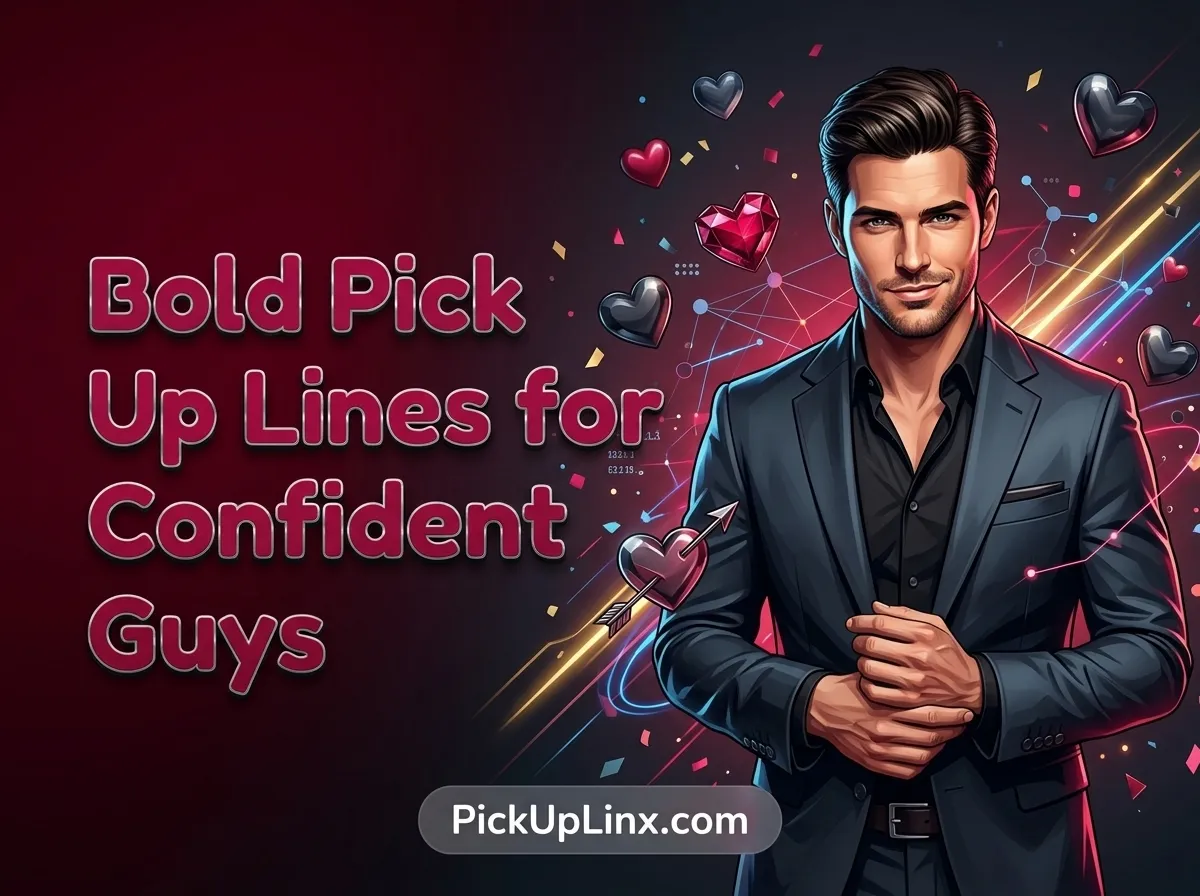 Bold Pick Up Lines for Confident Guys