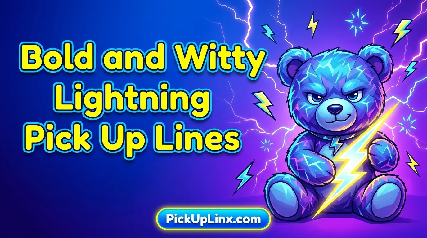 Bold and Witty Lightning Pick Up Lines