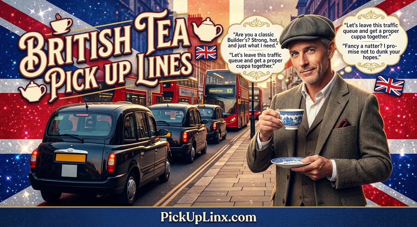 British Tea Pick Up Lines