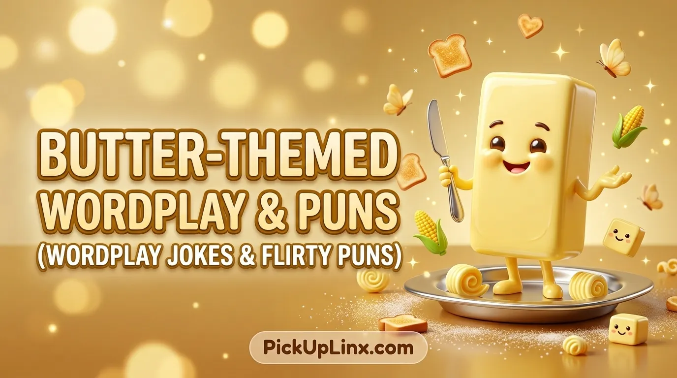 Butter-Themed Wordplay Jokes & Flirty Puns