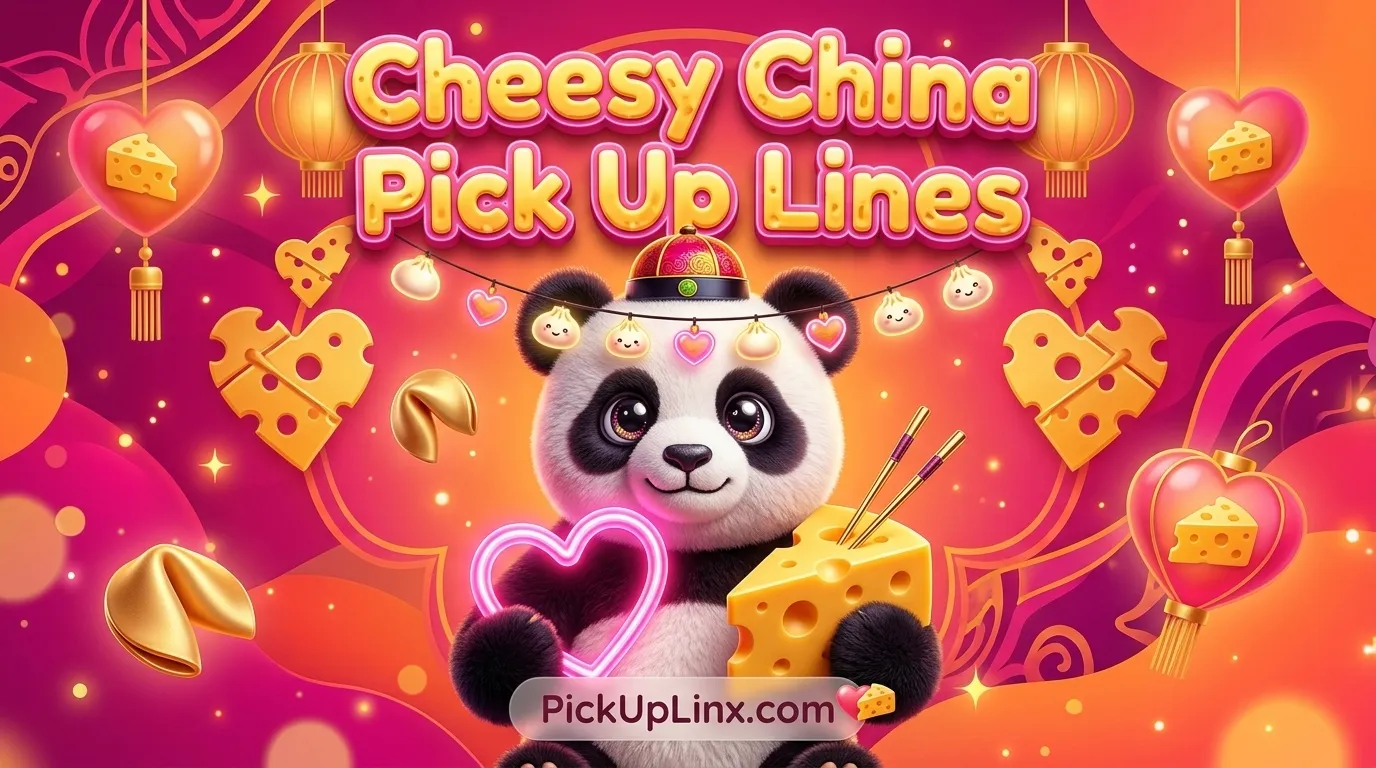 Cheesy China Pick Up Lines