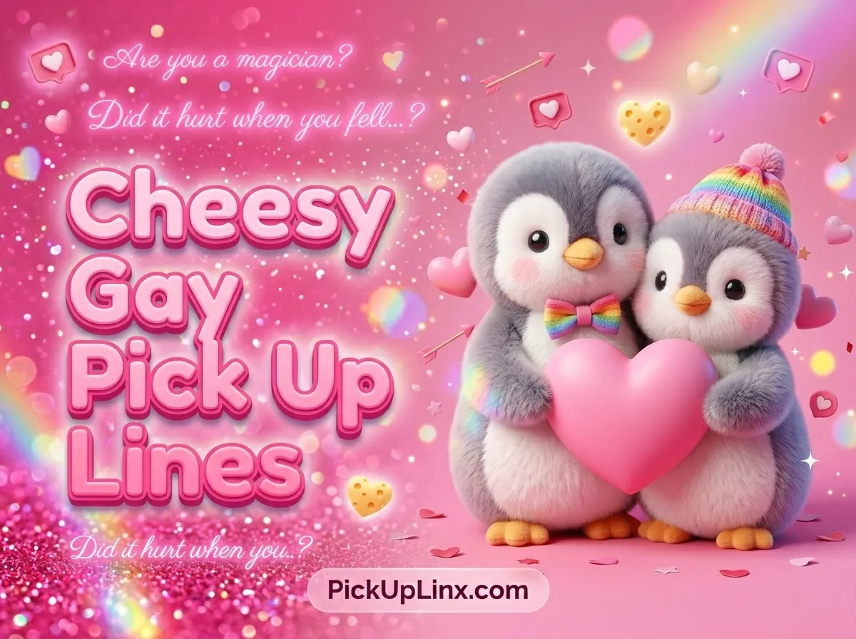 Cheesy Gay Pick Up Lines