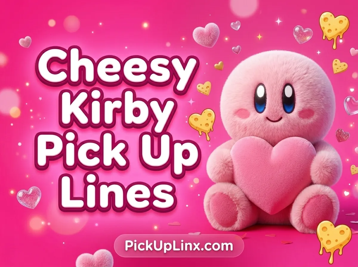 Cheesy Kirby Pick Up Lines