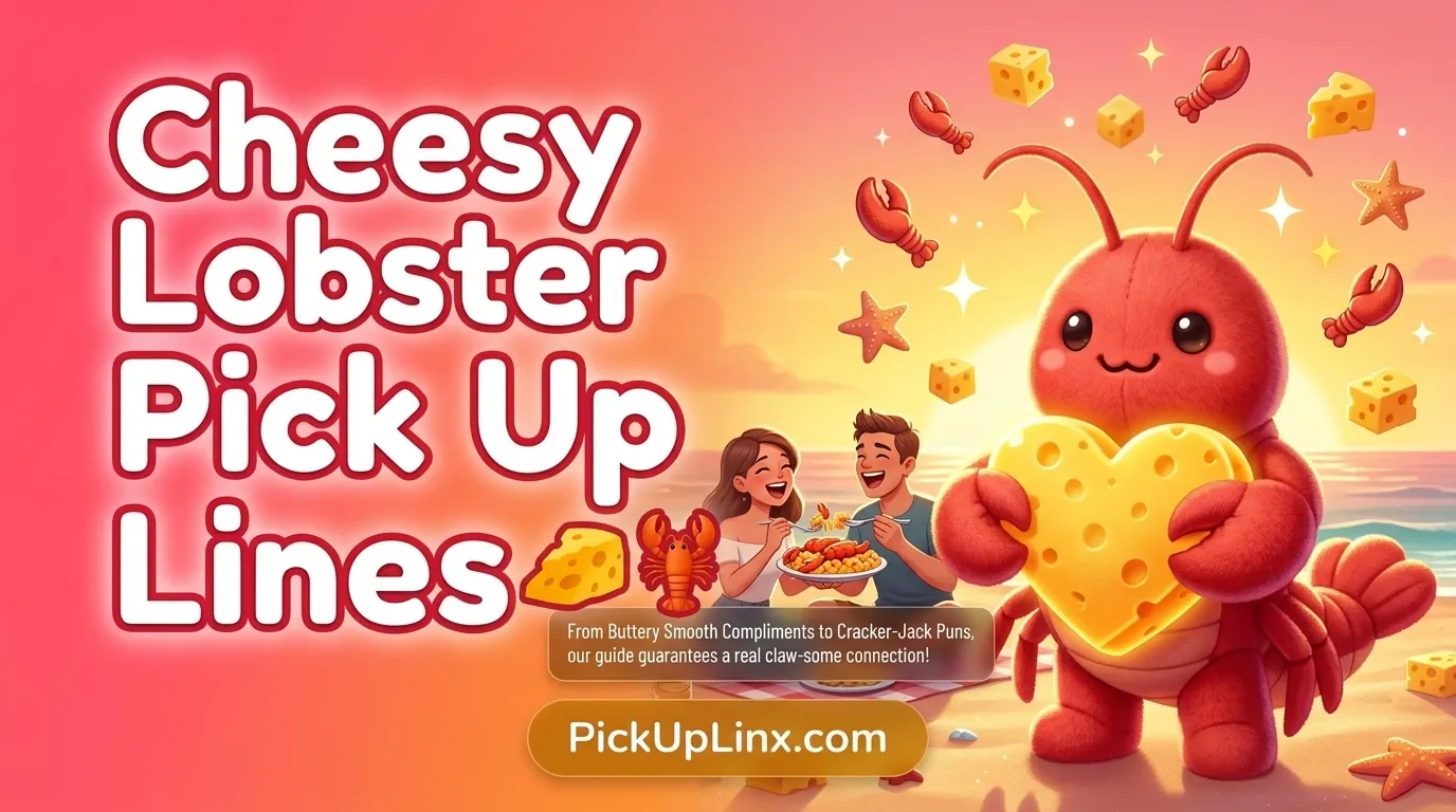 Cheesy Lobster Pick Up Lines