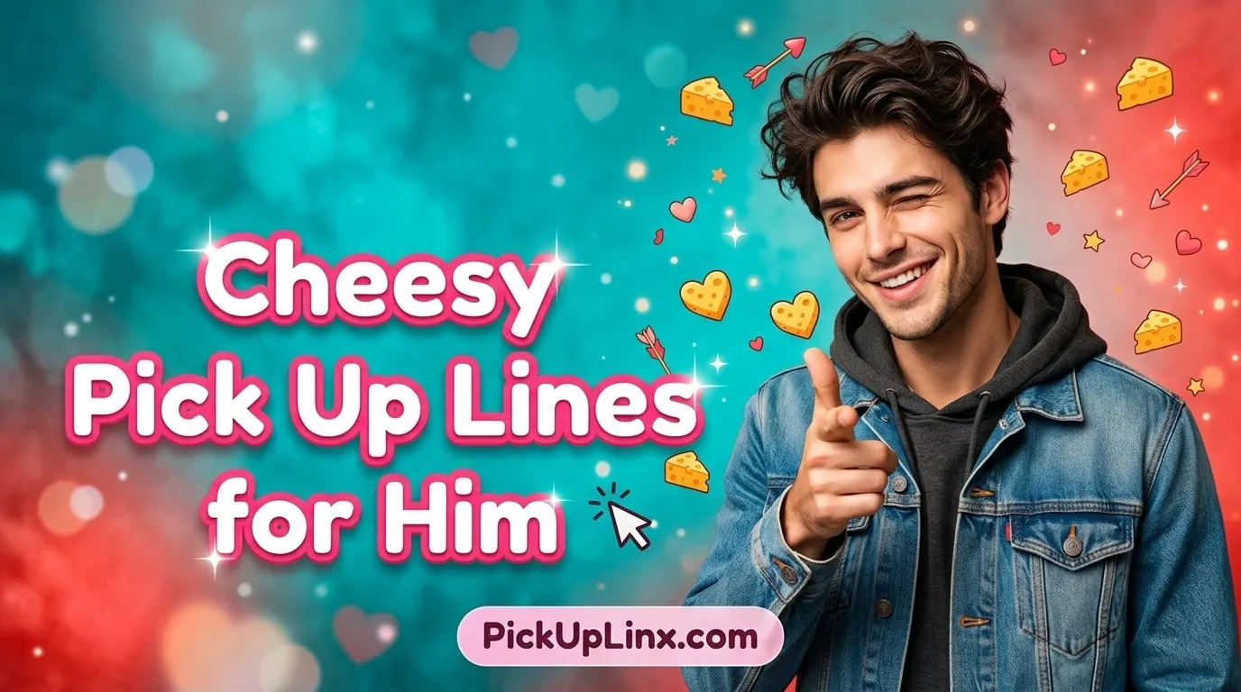 Cheesy Pick Up Lines for Him