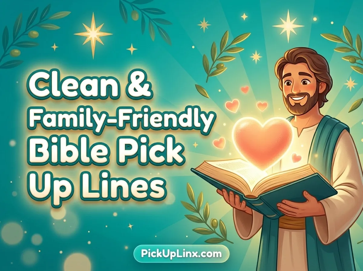 Clean & Family-Friendly Bible Pick Up Lines