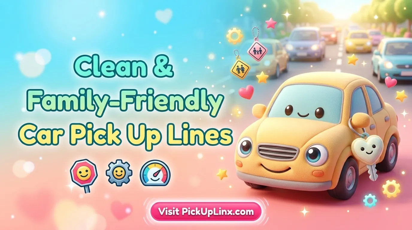 Clean & Family-Friendly Car Pick Up Lines