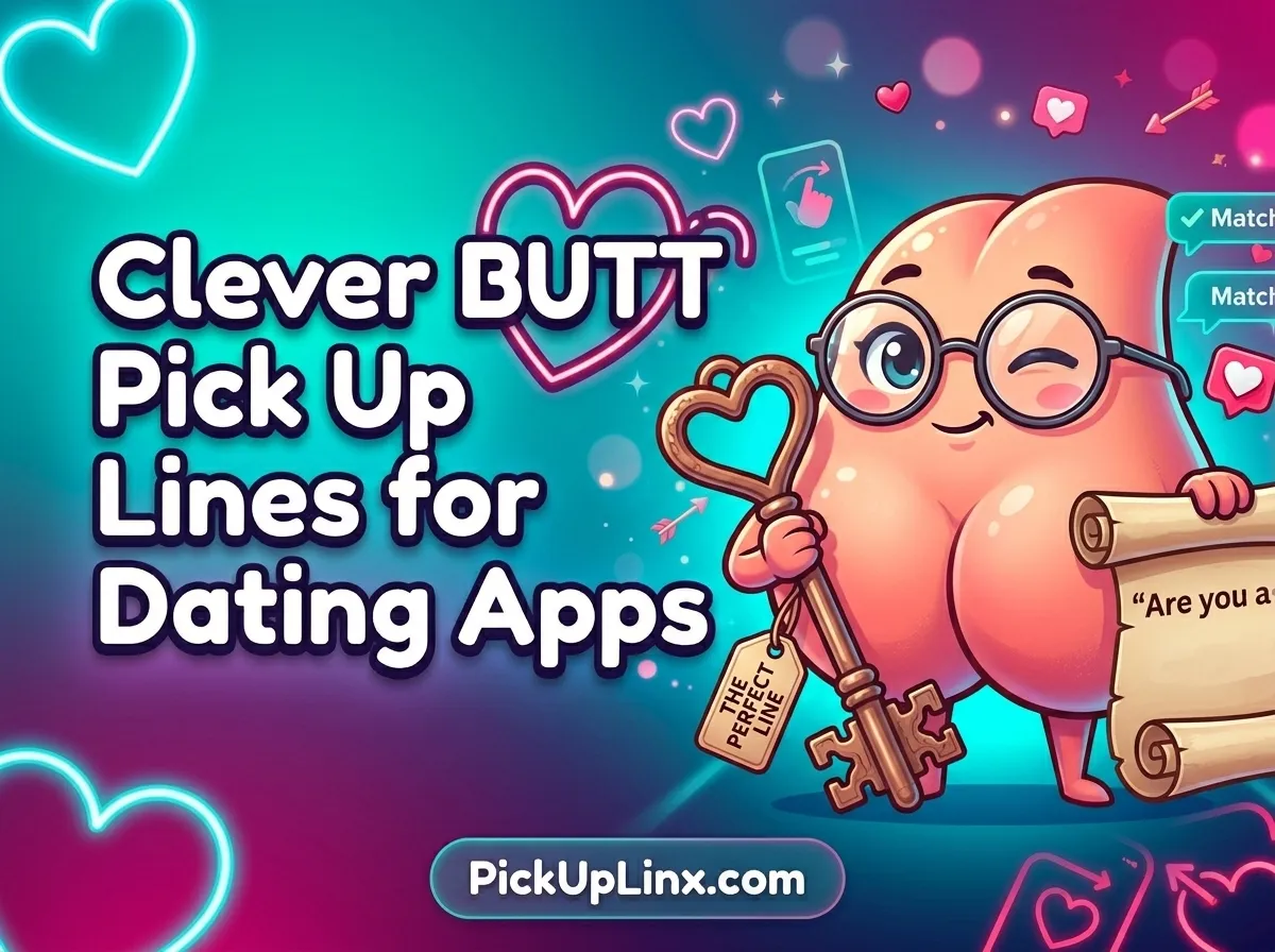 Clever Butt Pick Up Lines for Dating Apps