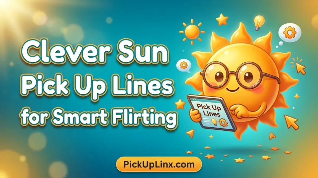 Clever Sun Pick Up Lines for Smart Flirting