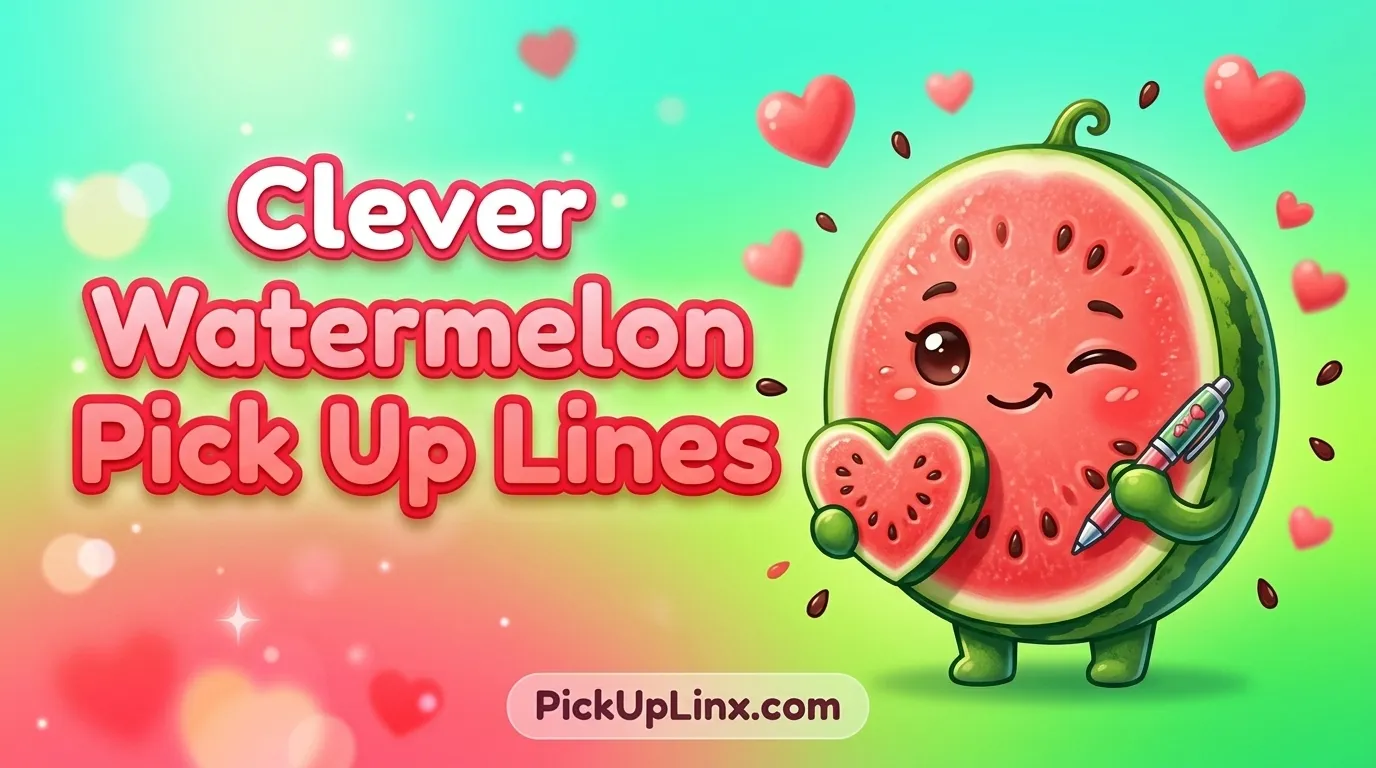 Clever Watermelon Pick Up Lines
