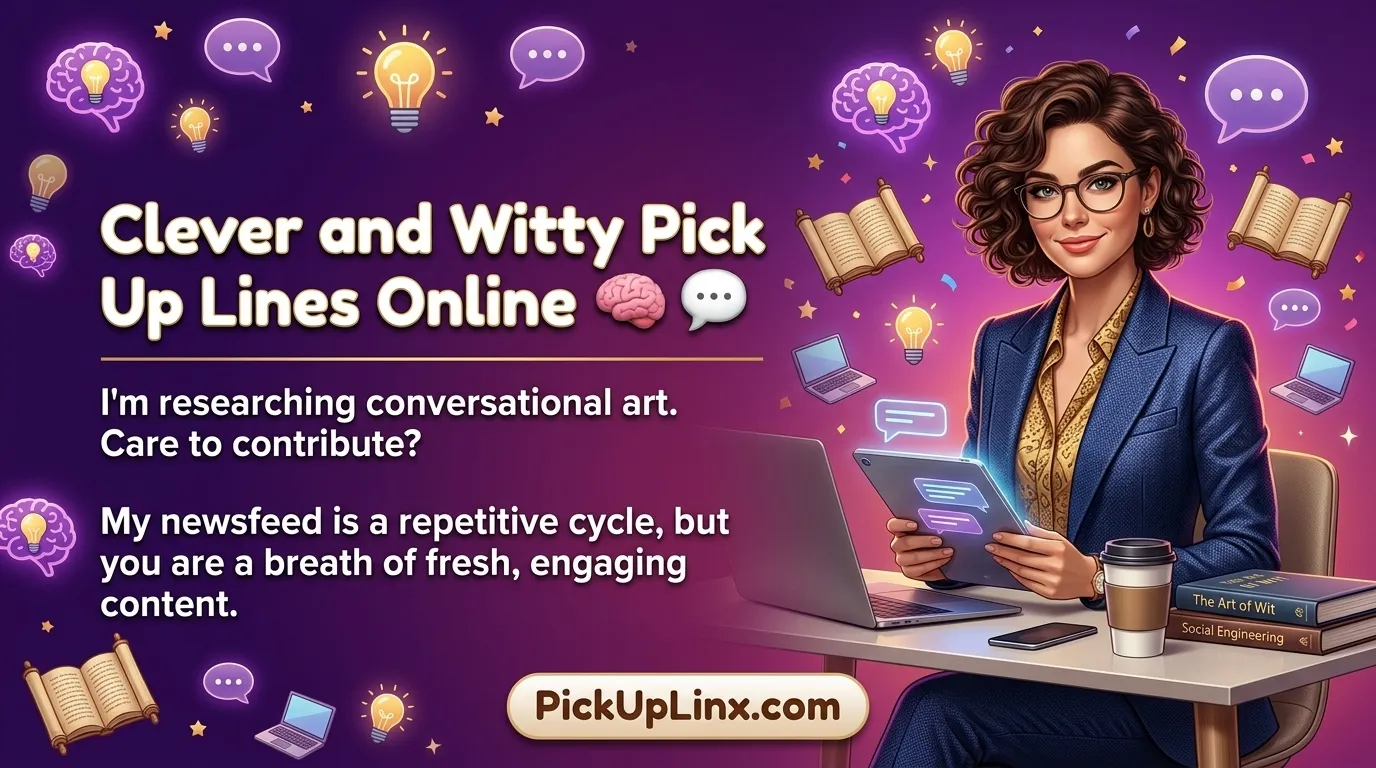 Clever and Witty Pick Up Lines Online