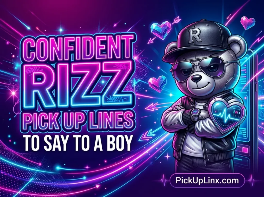 Confident Rizz Pick Up Lines to Say to a Boy