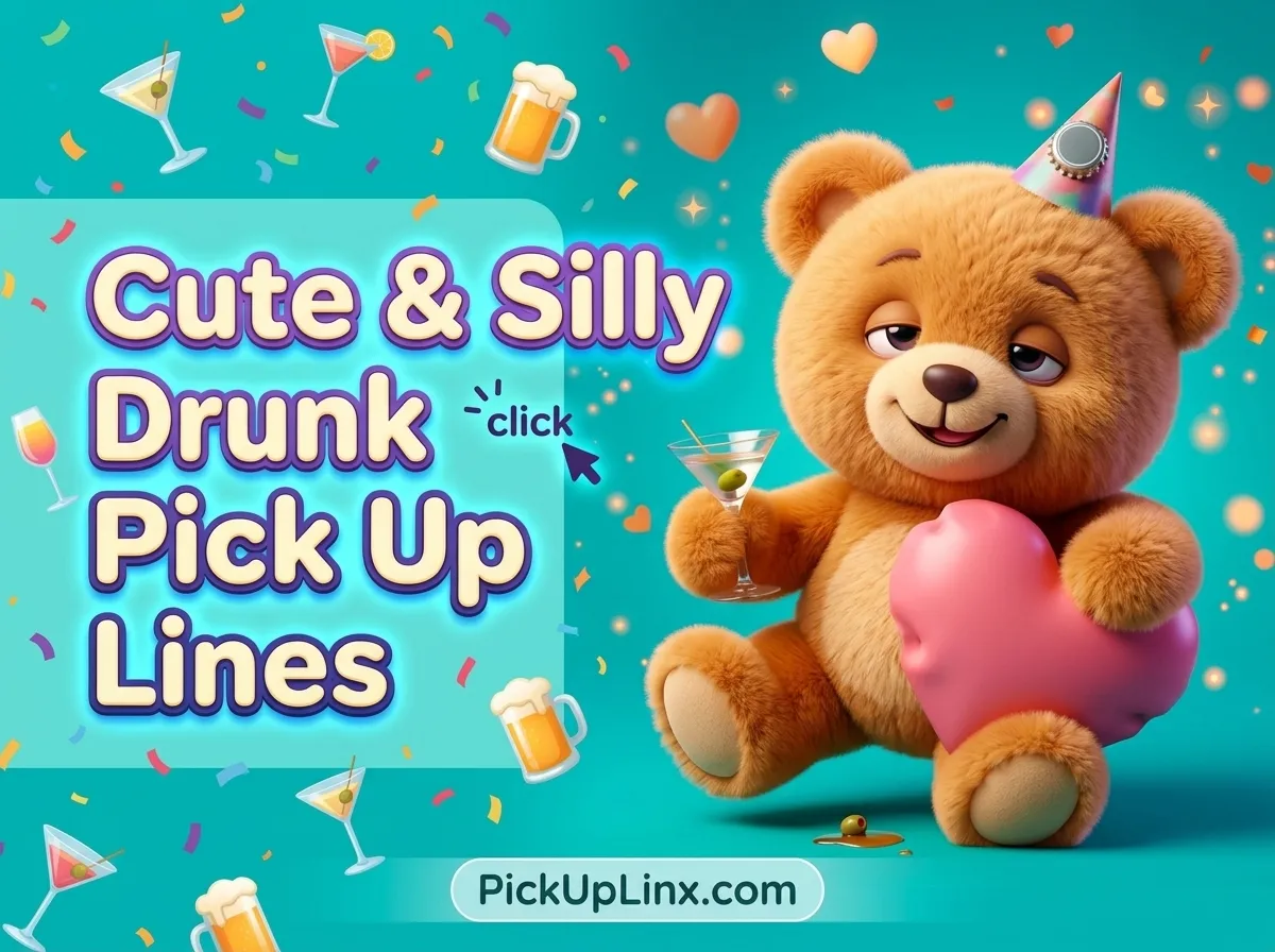 Cute & Silly Drunk Pick Up Lines