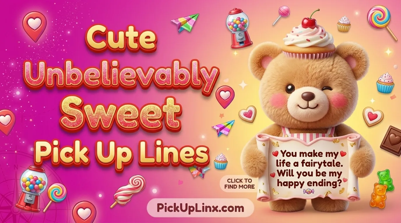 Cute Unbelievably Sweet Pick Up Lines