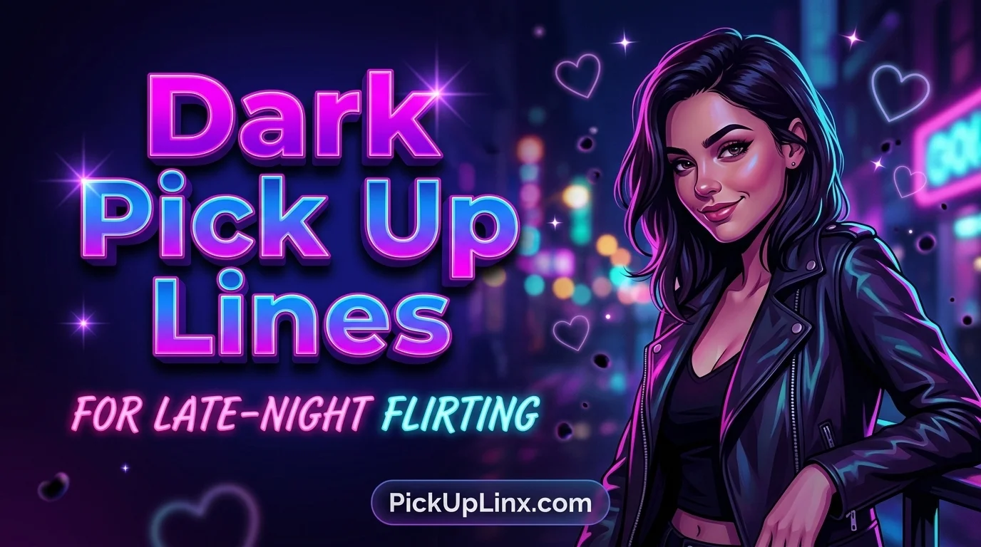 Dark Pick Up Lines for Late-Night Flirting