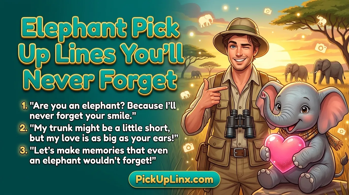 Elephant Pick Up Lines You’ll Never Forget