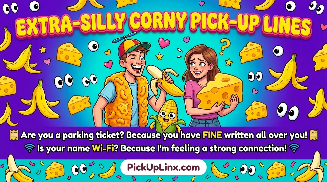 Extra-Silly Corny Pick-Up Lines
