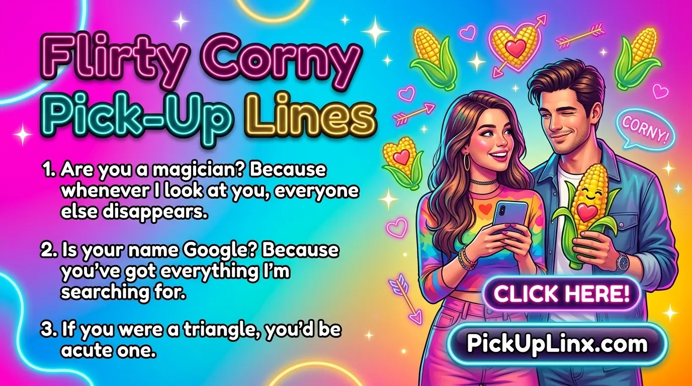 Flirty Corny Pick-Up Lines