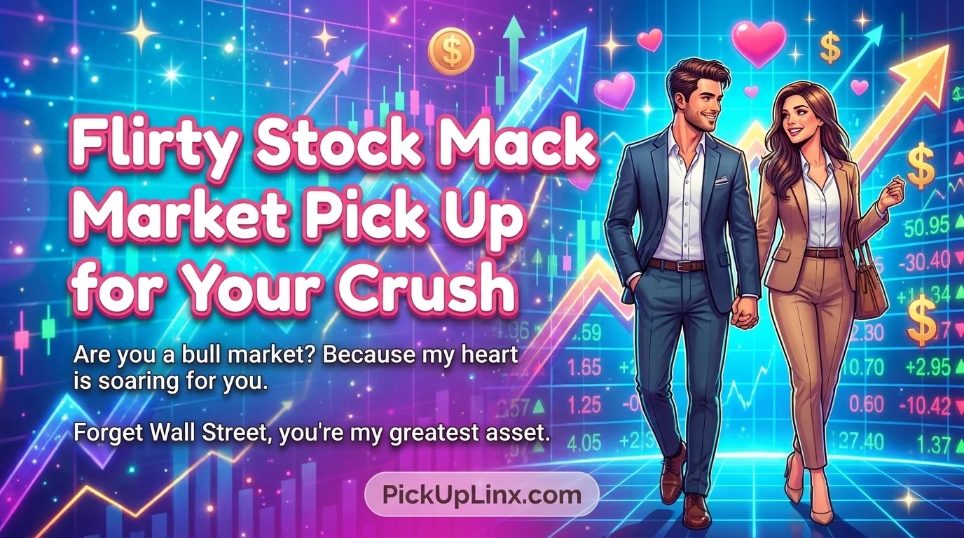 Flirty Stock Market Pick Up Lines for Your Crush