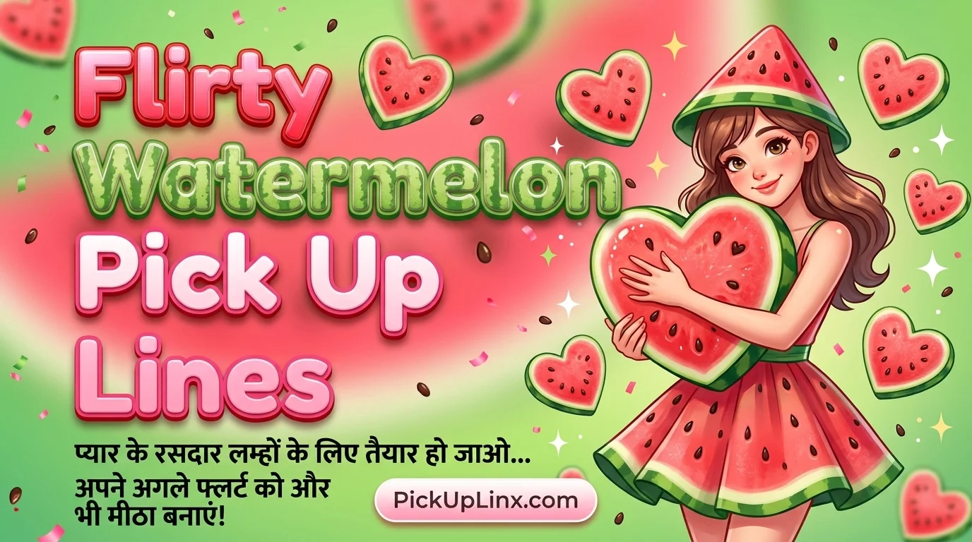 Flirty Watermelon Pick Up Lines