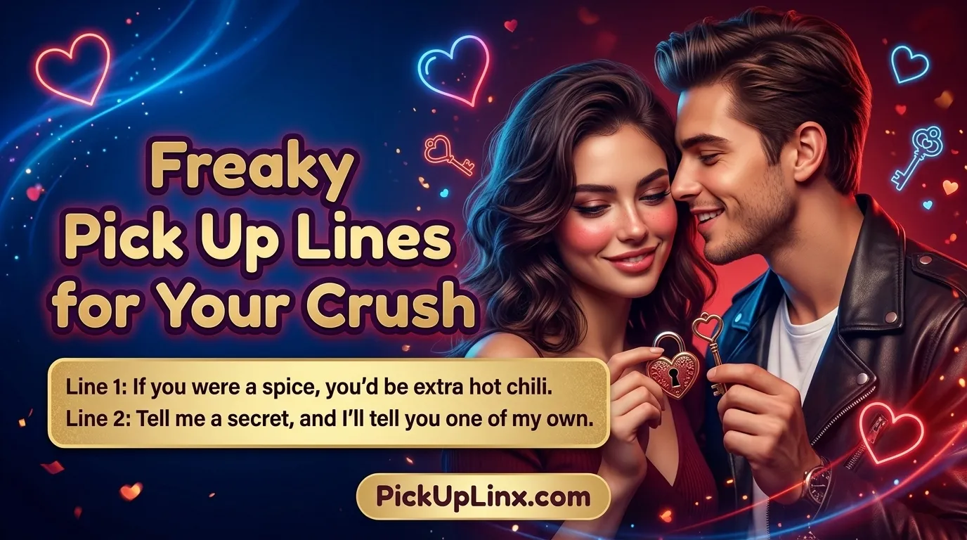 Freaky Pick Up Lines for Your Crush