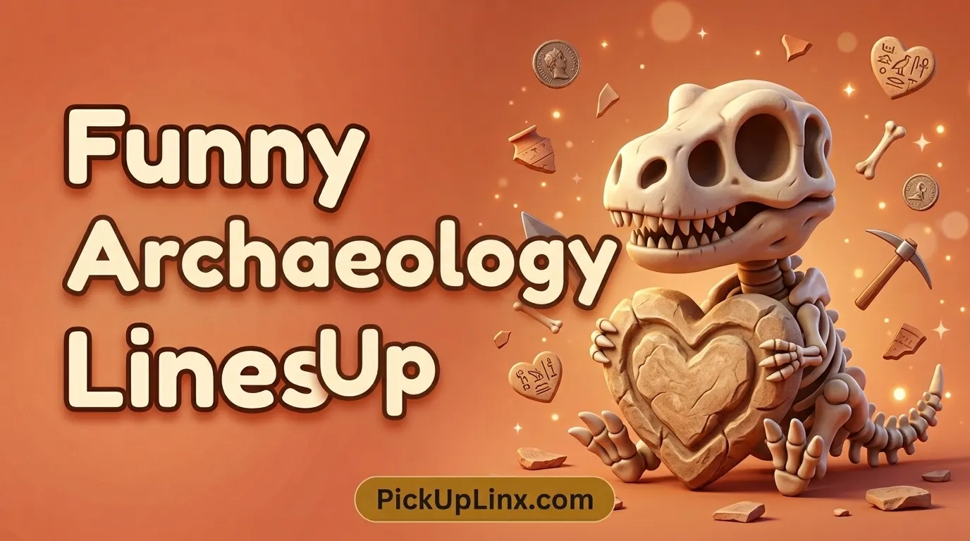 Funny Archaeology Pick Up Lines