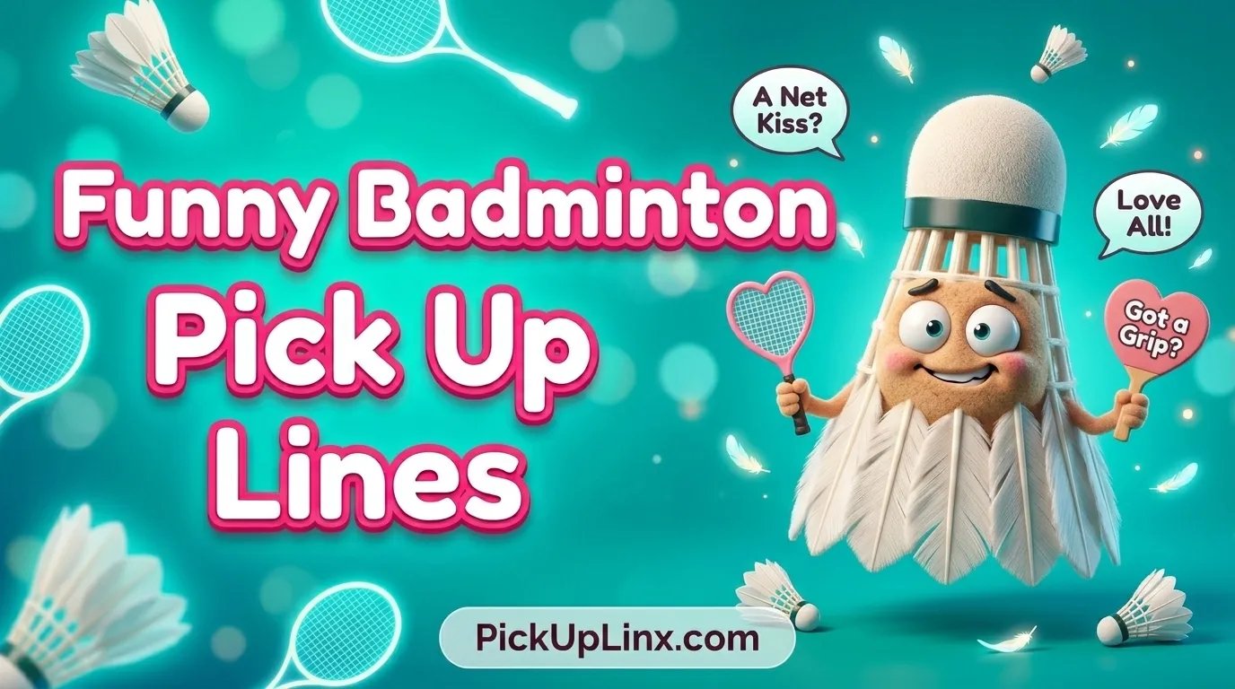 Funny Badminton Pick Up Lines
