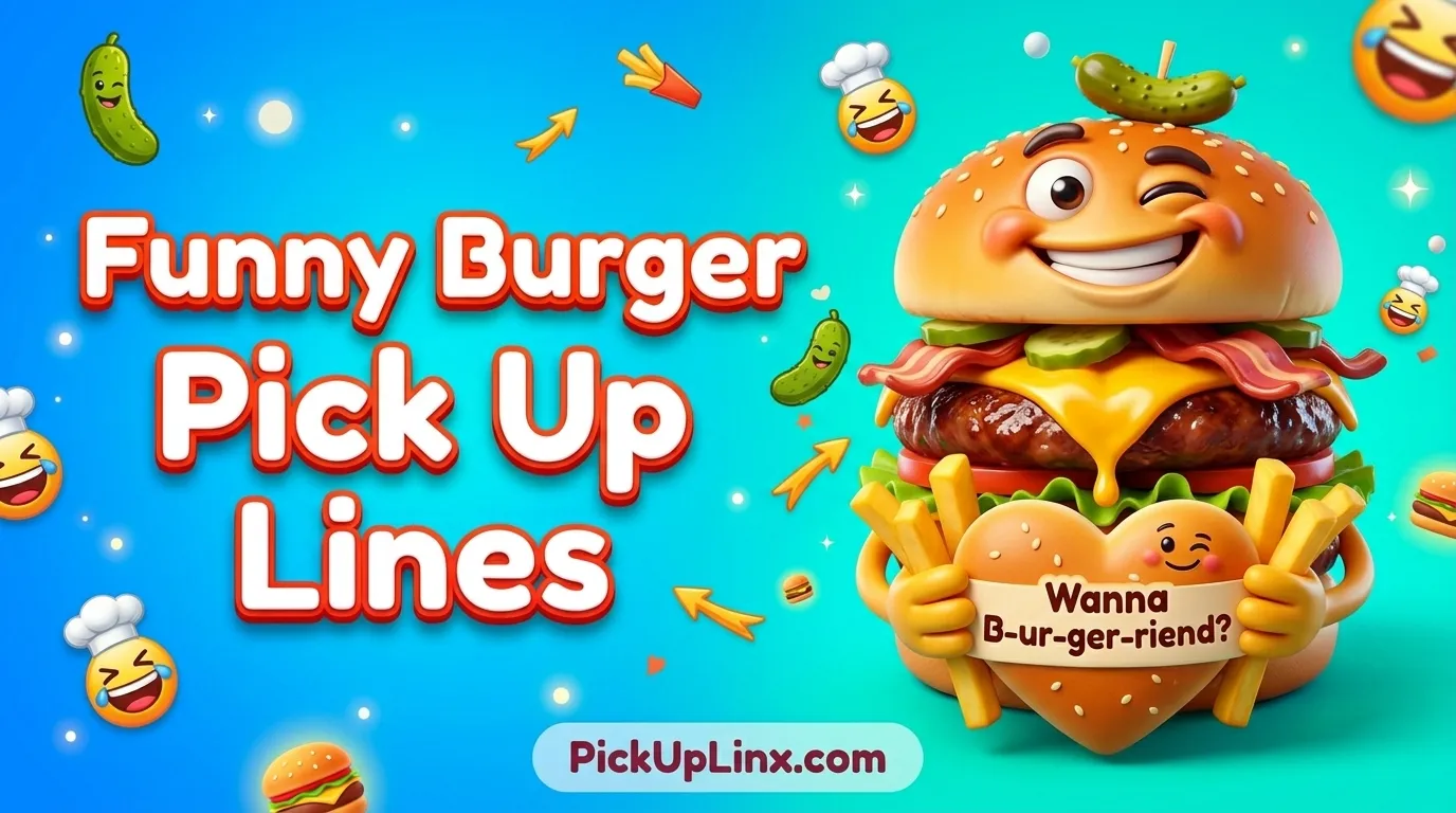 Funny Burger Pick Up Lines