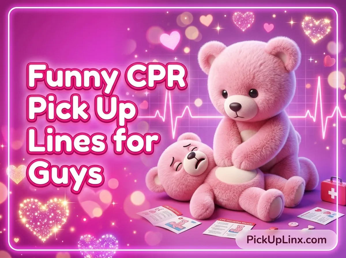 Funny CPR Pick Up Lines for Guys